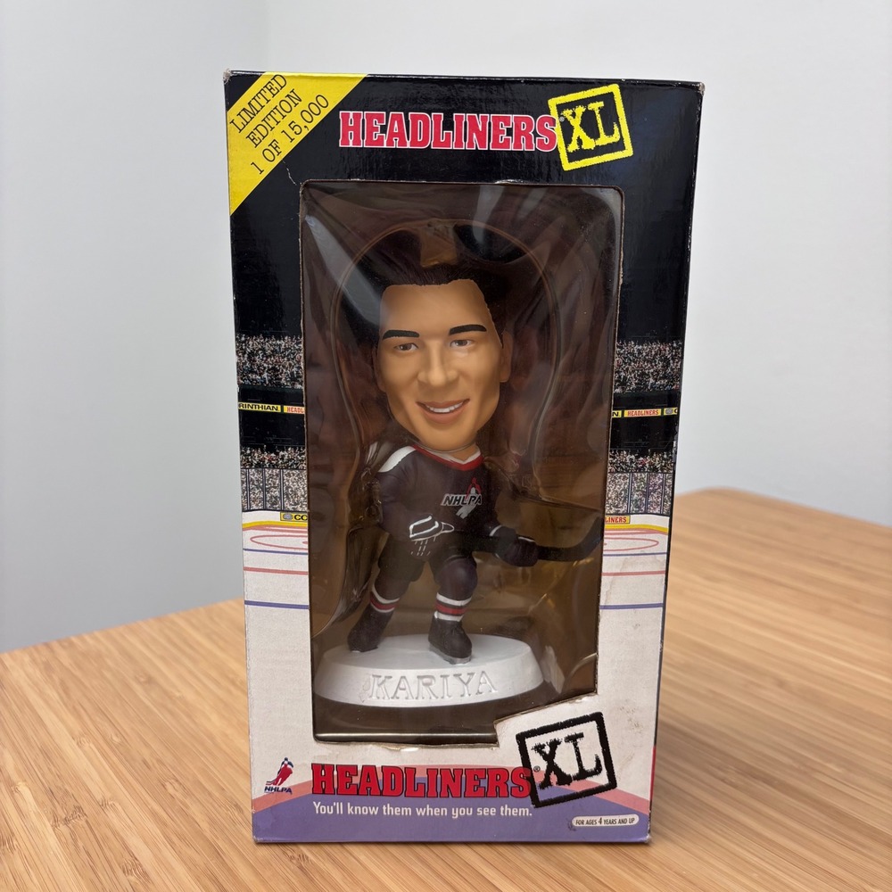 Corinthian Headliners XL Paul Kariya NHL Figure 1998 Limited Edition‎ Ducks